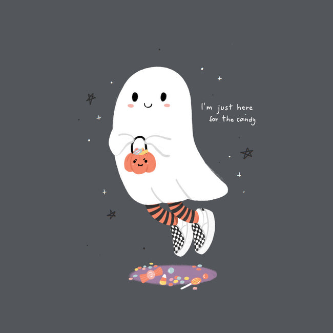 Candy Ghost-None-Removable Cover-Throw Pillow-Paola Locks