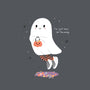 Candy Ghost-Womens-Fitted-Tee-Paola Locks