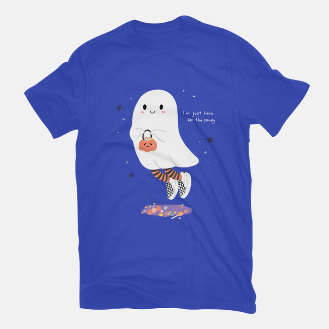 Candy Ghost-Womens-Basic-Tee-Paola Locks