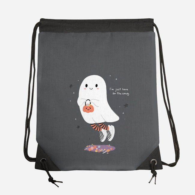 Candy Ghost-None-Drawstring-Bag-Paola Locks