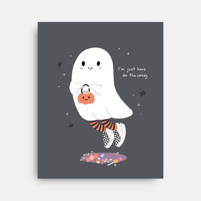 Candy Ghost-None-Stretched-Canvas-Paola Locks