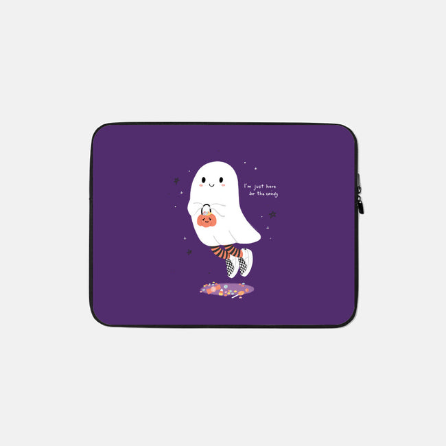 Candy Ghost-None-Zippered-Laptop Sleeve-Paola Locks