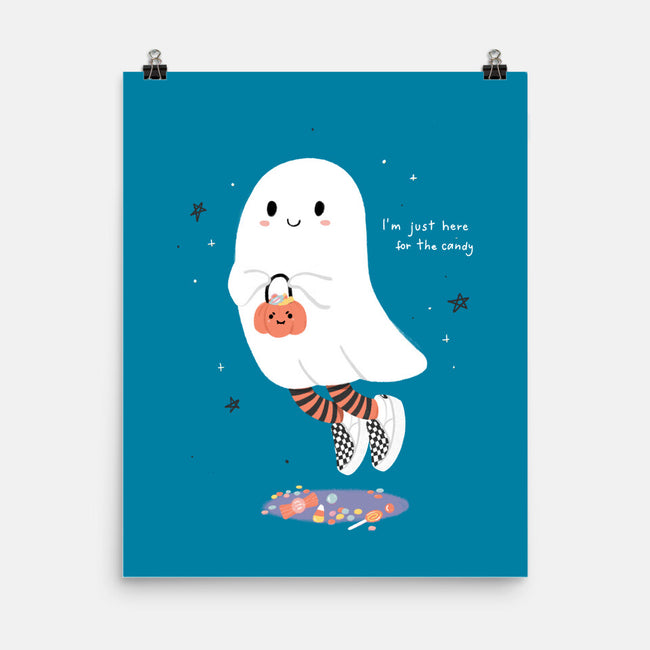 Candy Ghost-None-Matte-Poster-Paola Locks