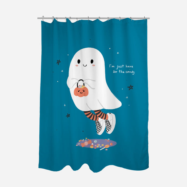 Candy Ghost-None-Polyester-Shower Curtain-Paola Locks