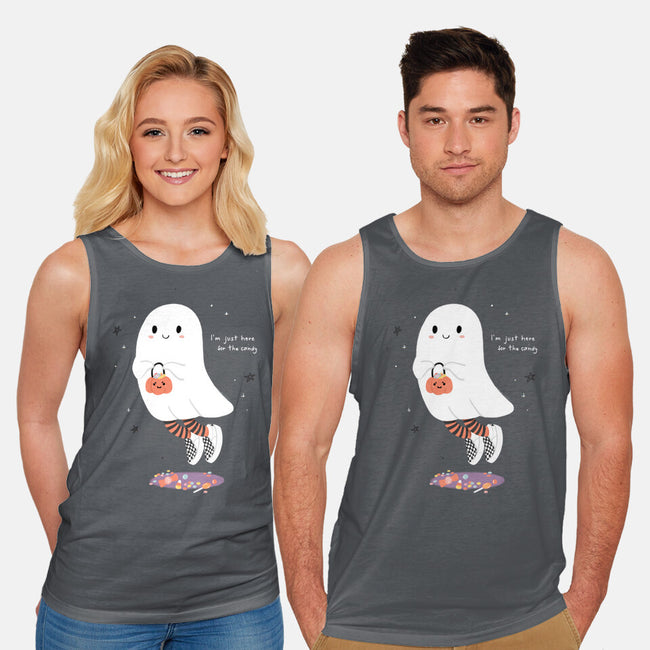 Candy Ghost-Unisex-Basic-Tank-Paola Locks