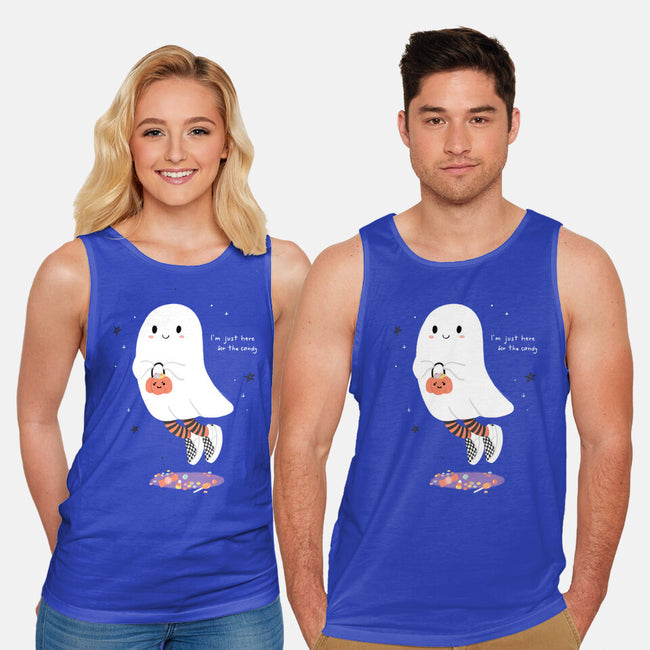 Candy Ghost-Unisex-Basic-Tank-Paola Locks