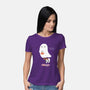 Candy Ghost-Womens-Basic-Tee-Paola Locks