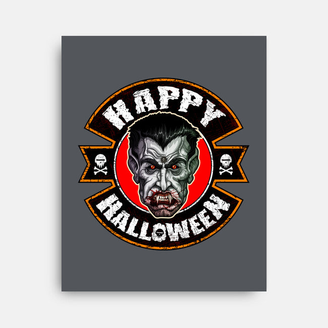 Dracula Halloween-None-Stretched-Canvas-TheJK81