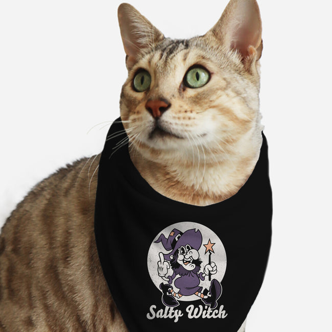 Salty Witch-Cat-Bandana-Pet Collar-Nemons