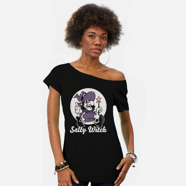 Salty Witch-Womens-Off Shoulder-Tee-Nemons