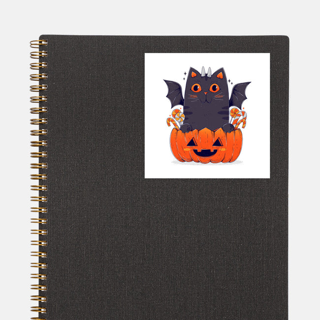 Spooky Cat-None-Glossy-Sticker-GODZILLARGE