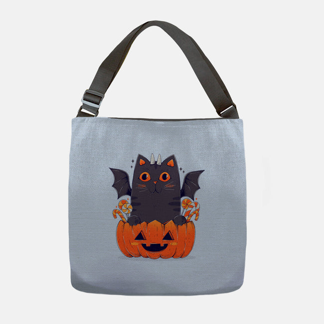 Spooky Cat-None-Adjustable Tote-Bag-GODZILLARGE