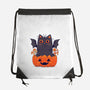 Spooky Cat-None-Drawstring-Bag-GODZILLARGE