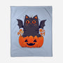 Spooky Cat-None-Fleece-Blanket-GODZILLARGE