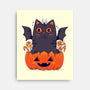 Spooky Cat-None-Stretched-Canvas-GODZILLARGE