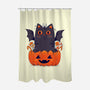 Spooky Cat-None-Polyester-Shower Curtain-GODZILLARGE