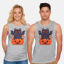 Spooky Cat-Unisex-Basic-Tank-GODZILLARGE