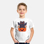 Spooky Cat-Youth-Basic-Tee-GODZILLARGE