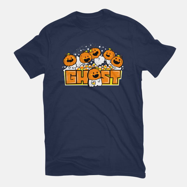 Chibi Pumpkin Ghost-Womens-Fitted-Tee-bloomgrace28