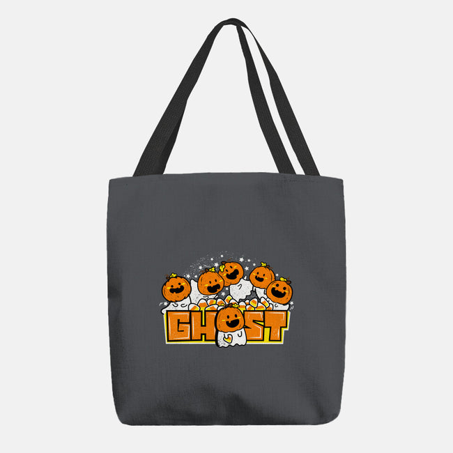 Chibi Pumpkin Ghost-None-Basic Tote-Bag-bloomgrace28