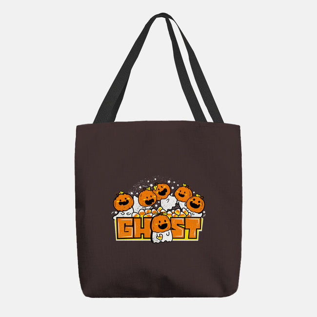 Chibi Pumpkin Ghost-None-Basic Tote-Bag-bloomgrace28