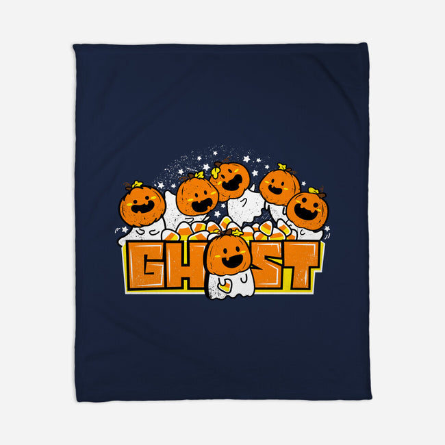 Chibi Pumpkin Ghost-None-Fleece-Blanket-bloomgrace28