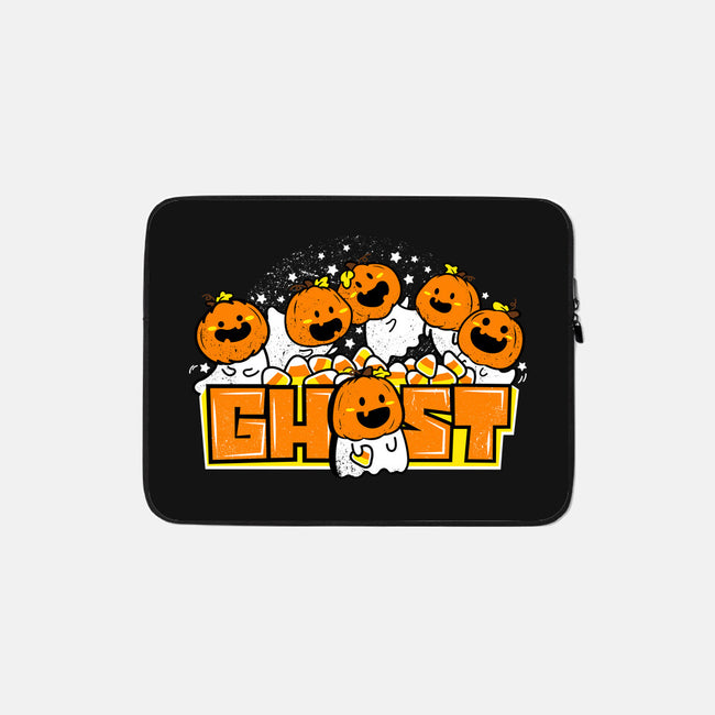 Chibi Pumpkin Ghost-None-Zippered-Laptop Sleeve-bloomgrace28