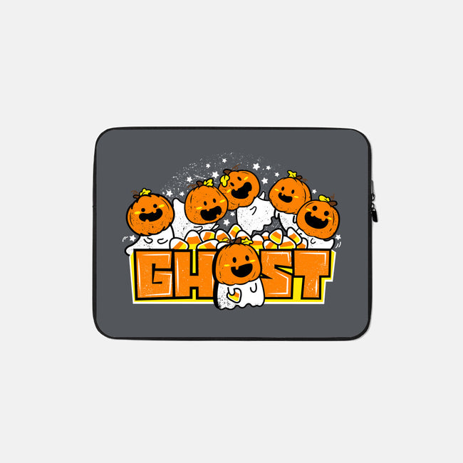 Chibi Pumpkin Ghost-None-Zippered-Laptop Sleeve-bloomgrace28