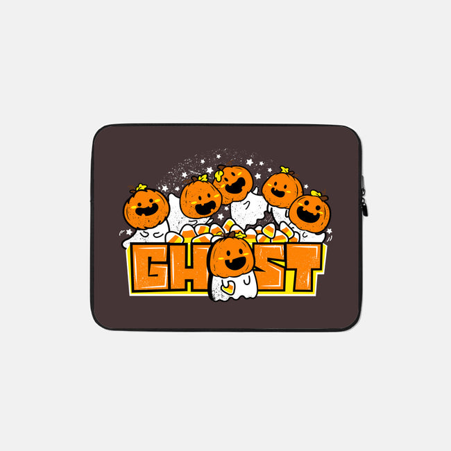 Chibi Pumpkin Ghost-None-Zippered-Laptop Sleeve-bloomgrace28