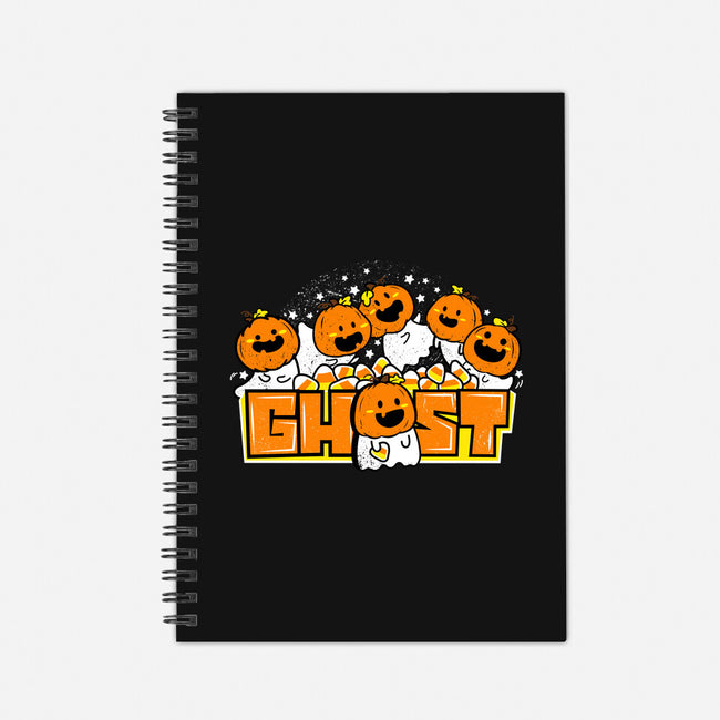 Chibi Pumpkin Ghost-None-Dot Grid-Notebook-bloomgrace28