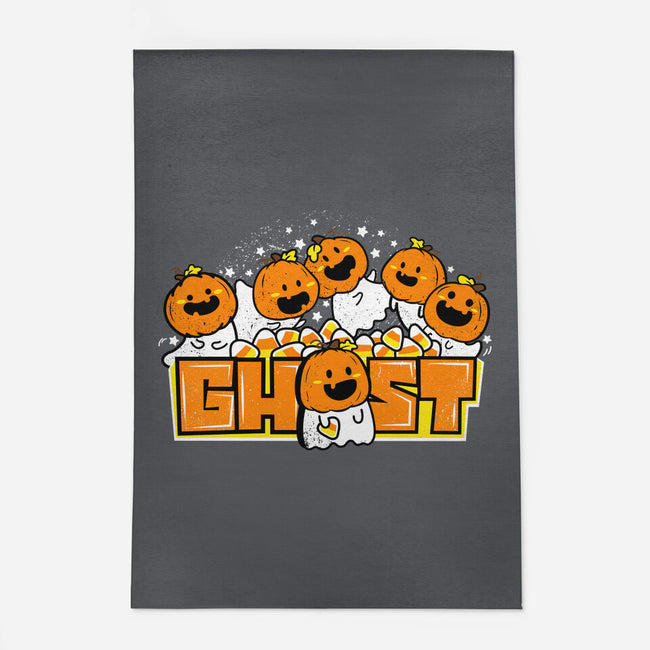 Chibi Pumpkin Ghost-None-Indoor-Rug-bloomgrace28