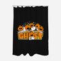 Chibi Pumpkin Ghost-None-Polyester-Shower Curtain-bloomgrace28