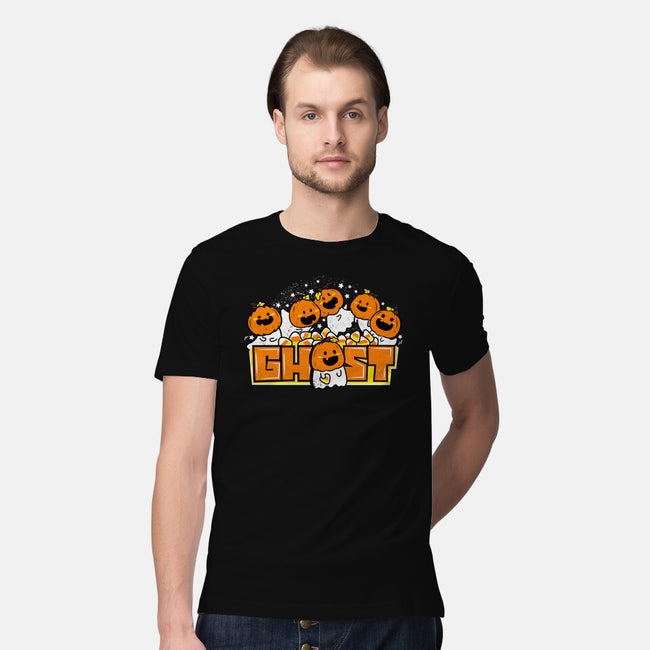 Chibi Pumpkin Ghost-Mens-Premium-Tee-bloomgrace28