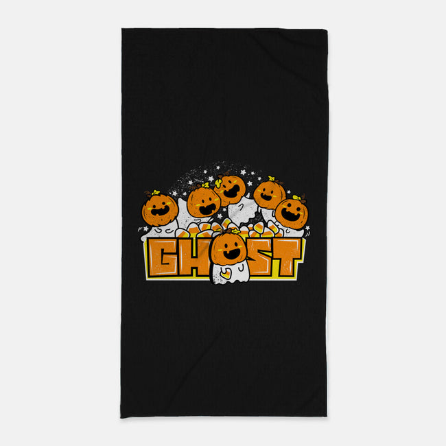 Chibi Pumpkin Ghost-None-Beach-Towel-bloomgrace28