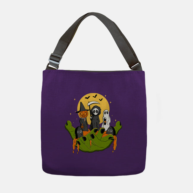 A Piece Of Halloween-None-Adjustable Tote-Bag-Kimprut