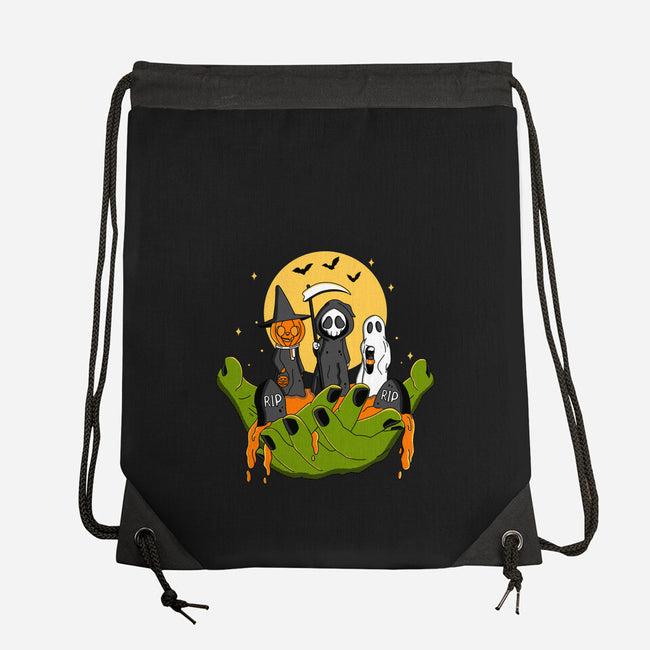 A Piece Of Halloween-None-Drawstring-Bag-Kimprut