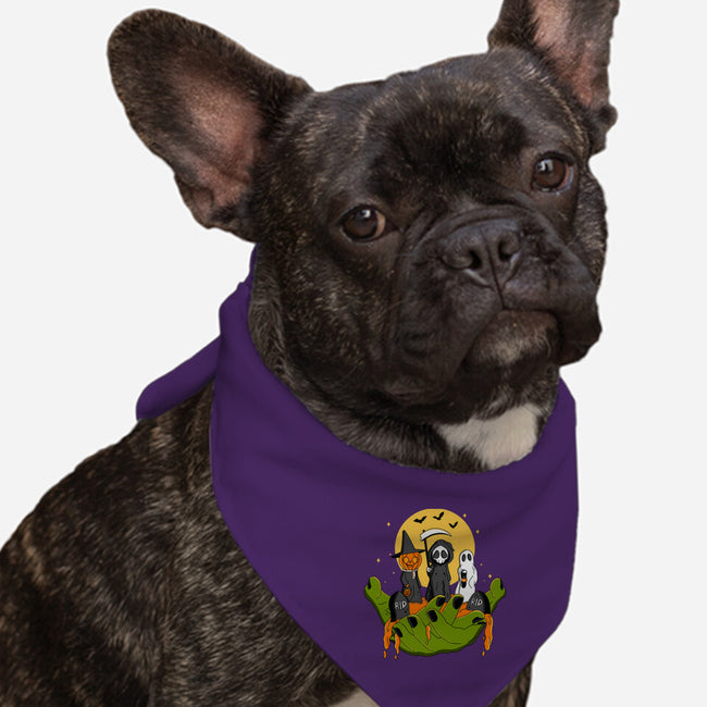 A Piece Of Halloween-Dog-Bandana-Pet Collar-Kimprut