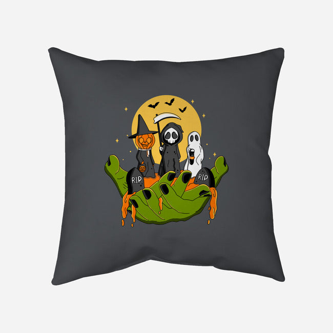 A Piece Of Halloween-None-Removable Cover-Throw Pillow-Kimprut