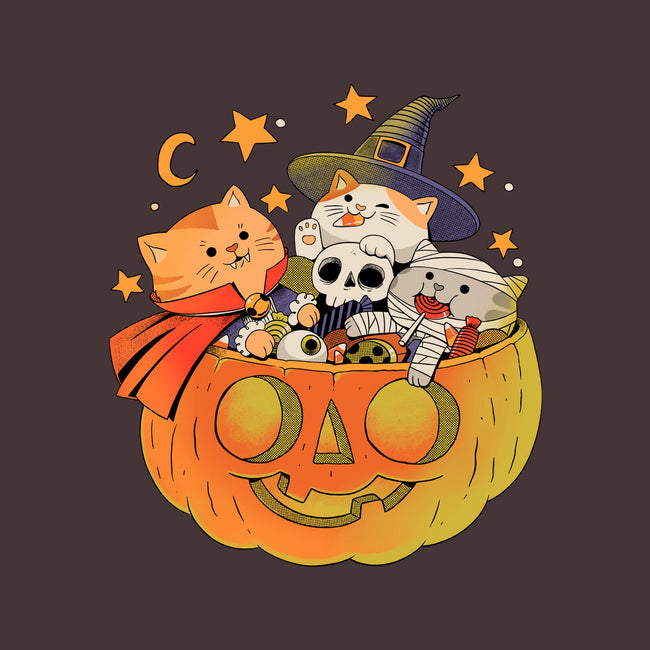 Pumpkin And Cats-None-Fleece-Blanket-ppmid