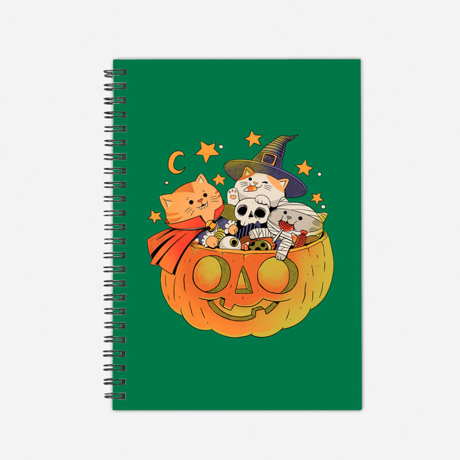 Pumpkin And Cats-None-Dot Grid-Notebook-ppmid