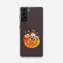 Pumpkin And Cats-Samsung-Snap-Phone Case-ppmid