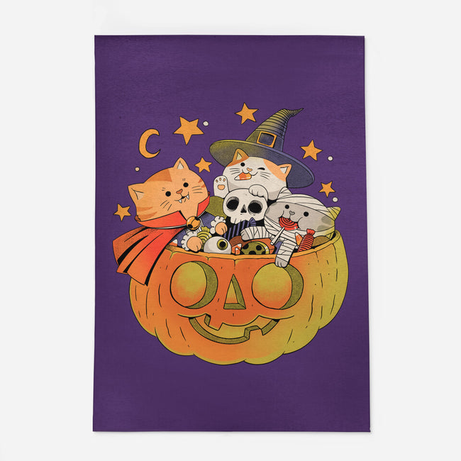 Pumpkin And Cats-None-Indoor-Rug-ppmid