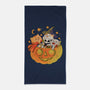 Pumpkin And Cats-None-Beach-Towel-ppmid