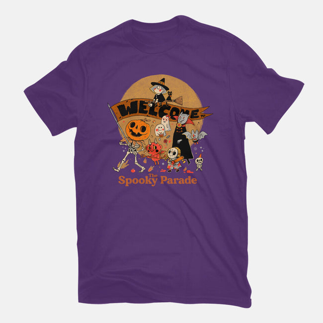 Spooky Parade-Womens-Fitted-Tee-ppmid