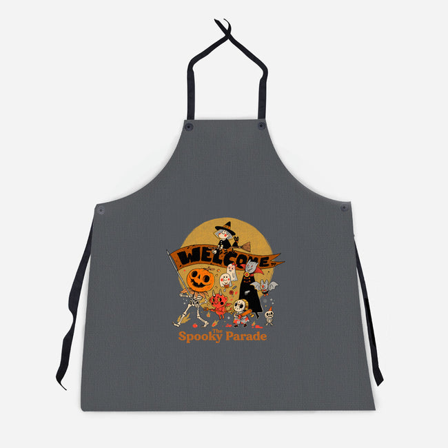 Spooky Parade-Unisex-Kitchen-Apron-ppmid