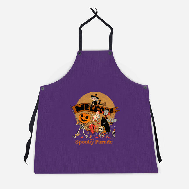 Spooky Parade-Unisex-Kitchen-Apron-ppmid