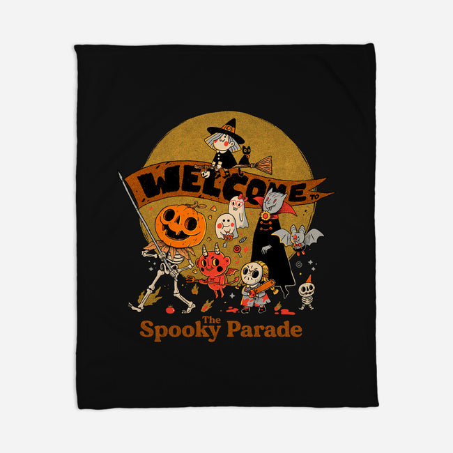 Spooky Parade-None-Fleece-Blanket-ppmid