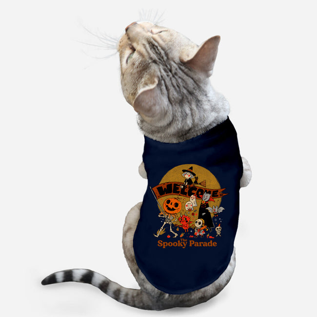 Spooky Parade-Cat-Basic-Pet Tank-ppmid