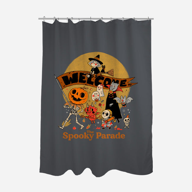 Spooky Parade-None-Polyester-Shower Curtain-ppmid