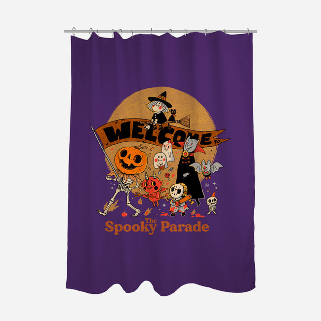 Spooky Parade-None-Polyester-Shower Curtain-ppmid